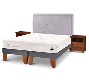 Cama europea King Cocopedic + Set Indo/Ganges Cic.