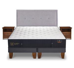 Cama europea king Premium + set Ganges/ Indo Cic
