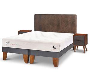 Cama europea 2 plazas Cocopedic + Set Niger/Baker Cic.