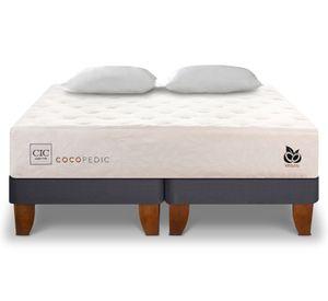 Cama europea 2 plazas Cocopedic + almohadas Cic.