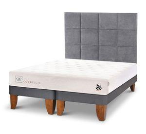 Cama europea base dividida 2 plazas Cocopedic + respaldo Tamesis Cic.