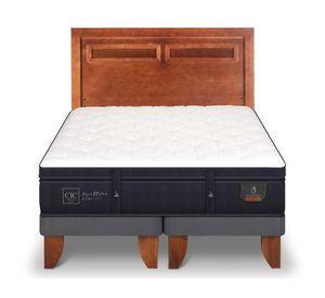 Cama Europea King Super Premium + Respaldo Milán Cic