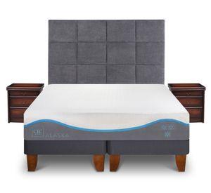 Cama europea 2 plazas Alaska dividida + set Támesis Cic