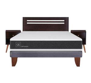 Cama europea 2 plazas Ortopedic + set New Múnich Cic