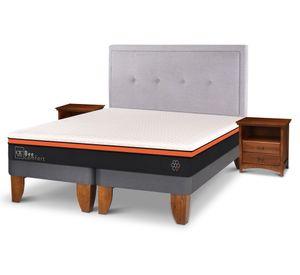 Cama europea 2 plazas Bee Comfort + Set Ganges/Indo Cic