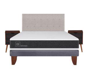 Cama europea 2 plazas Ortopedic + set Tigris/ Niger Cic