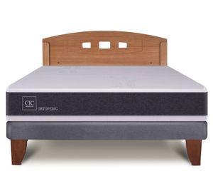 Cama europea 2 plazas Ortopedic + respaldo Gales Cic
