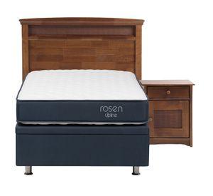 Boxet 1 plaza UpLine ruedas + respaldo + velador Veneto Rosen