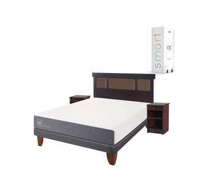 Cama europea 2 plazas Smart + set New Dublin chocolate Cic