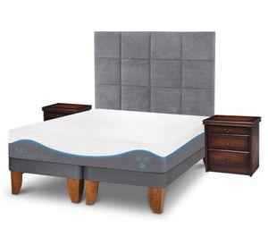 Cama europea king Alaska dividida + set Támesis Cic