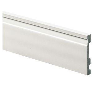 Guardapolvo 100 mm x 2.4 m Extra line blanco mate Atrim.