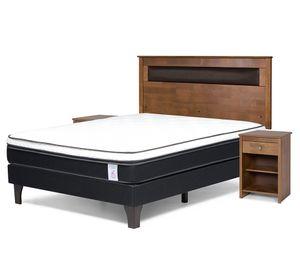 Cama europea 2 plazas New Style 6 + set Ferrara Rosen