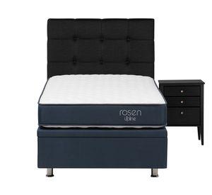 Boxet 1.5 plazas UpLine  ruedas + respaldo + velador Issey Rosen