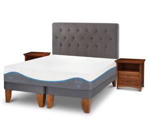 Cama europea 2 plazas Alaska dividida + set Kavery Cic