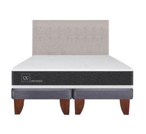 Cama europea king Ortopedic + respaldo Tigris Cic