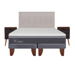 Cama europea 2 plazas Ortopedic advance base dividida + set Tigris/ Niger Cic