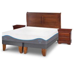 Cama europea 2 plazas Alaska dividida + set Miró Cic