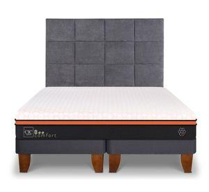 Cama europea King Bee Comfort + respaldo Támesis Cic
