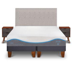 Cama europea 2 plazas Alaska dividida + set Tigris/Niger Cic
