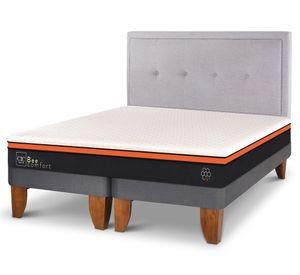Cama europea 2 plazas Bee Comfort + respaldo Ganges Cic