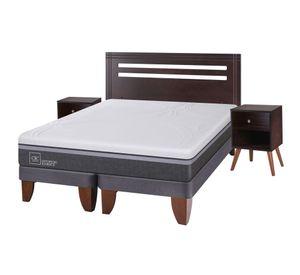 Cama europea 2 plazas Ortopedic advance base dividida + set New Múnich Cic