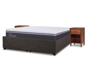 Space Box 2 plazas Ortopedic Advance + velador Torino Cic