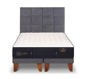 Cama europea 2 plazas Premium base dividida + respaldo Tamesis Cic