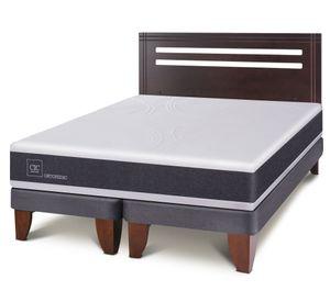 Cama europea 2 plazas Ortopedic base dividida+respaldo Múnich Cic