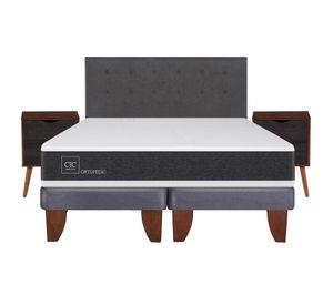 Cama europea 2 plazas Ortopedic base dividida + set Éufrates/ Niger Cic