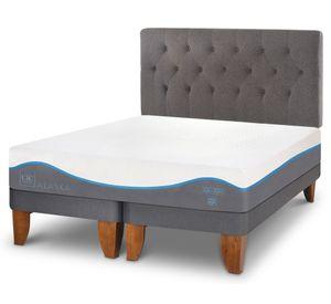 Cama europea 2 plazas Alaska + respaldo Kavery Cic
