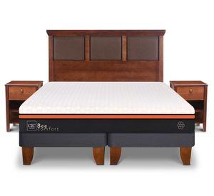 Cama europea 2 plazas Bee Comfort base dividida + set Torino Cic
