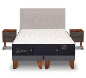 Cama europea 2 plazas Premium base dividida + set Tigris/ Niger Cic