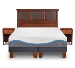 Cama europea 2 plazas Alaska + Set Torino Cic