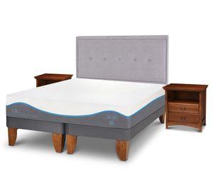 Cama europea King Alaska + Set Ganges Cic