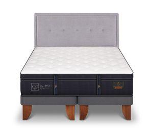 Cama europea king Súper premium + set Ganges/ Indo Cic
