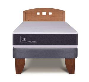 Cama europea 1.5 plazas Ortopedic + respaldo Múnich Cic