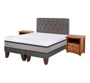 Cama europea 2 plazas Balance base dividida + set Kavery/ Indo Cic