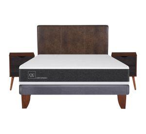 Cama europea 2 plazas Ortopedic + set Baker/ Niger Cic