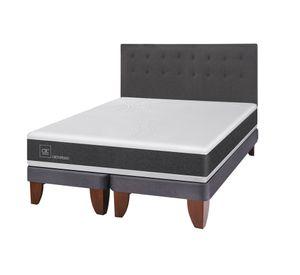 Cama europea king Ortopedic + respaldo Éufrates Cic