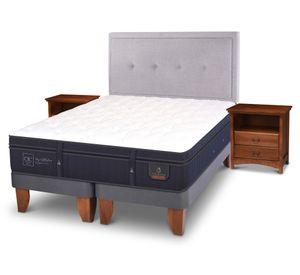 Cama europea 2 plazas Súper premium base dividida + set Ganges/ Indo Cic