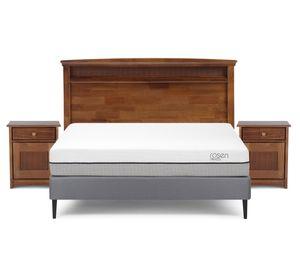 Cama Europea 2 plazas Pratta patas + set Veneto Rosen