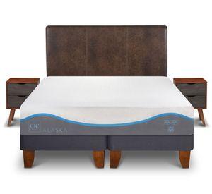 Cama europea 2 plazas Alaska + Set Baker Cic