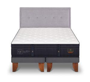 Cama europea king Grand premium + respaldo Ganges Cic