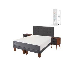 Cama europea 2 plazas Smart base dividida + set Éufrates/ Niger Cic