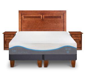 Cama europea King Alaska + Set Milán Cic