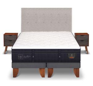 Cama europea 2 plazas Súper premium base dividida + set Tigris/ Niger Cic