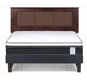 Cama europea 2 plazas New Style 6 + respaldo Rachel