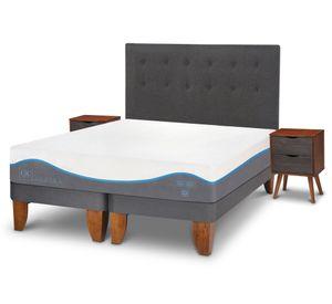 Cama europea 2 plazas Alaska + Set Éufrates Cic