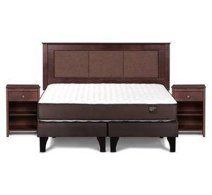 Cama europea 2 plazas Ergo T base dividida + set  Rachel