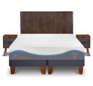Cama europea King Alaska + Set Baker Cic